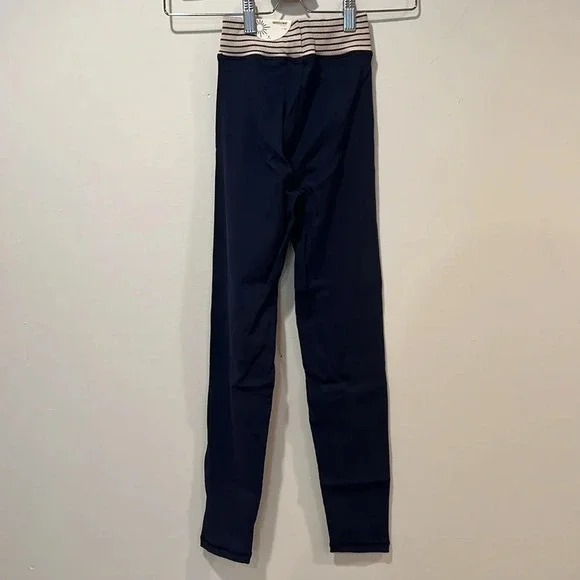 NWT Aerie Offline Womens Navy Ribbed 7/8 Legging Drawstring - Size Small - Picture 9 of 11